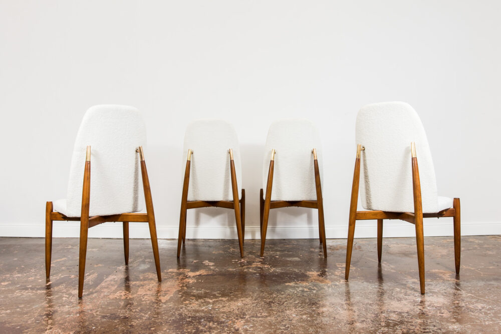 Set of 4 chairs by Miroslav Navrátil, Czechoslovakia, 1950's