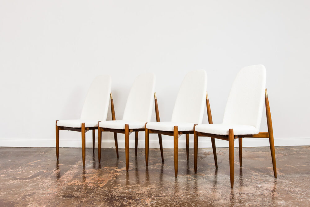 Set of 4 chairs by Miroslav Navrátil, Czechoslovakia, 1950's