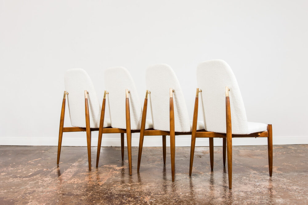 Set of 4 chairs by Miroslav Navrátil, Czechoslovakia, 1950's