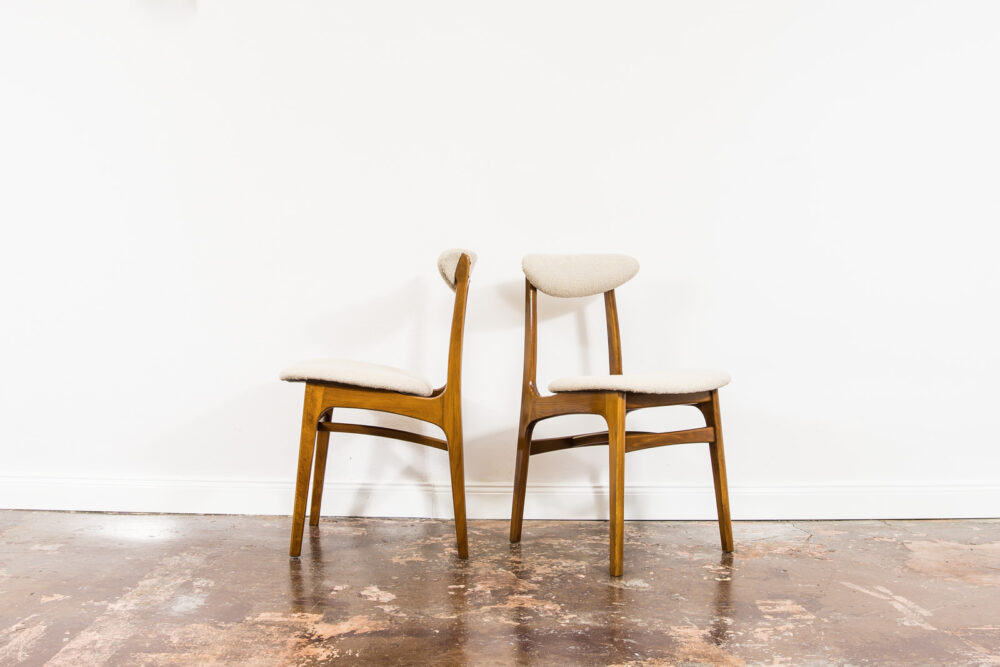 Set of 8 dining chairs, Type 200-190 By R. T. Hałas, Poland, 1960’s