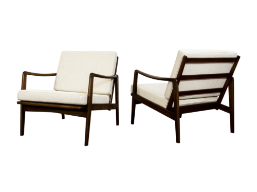 Pair of mid-century armchairs, Yugoslavia, 1960's