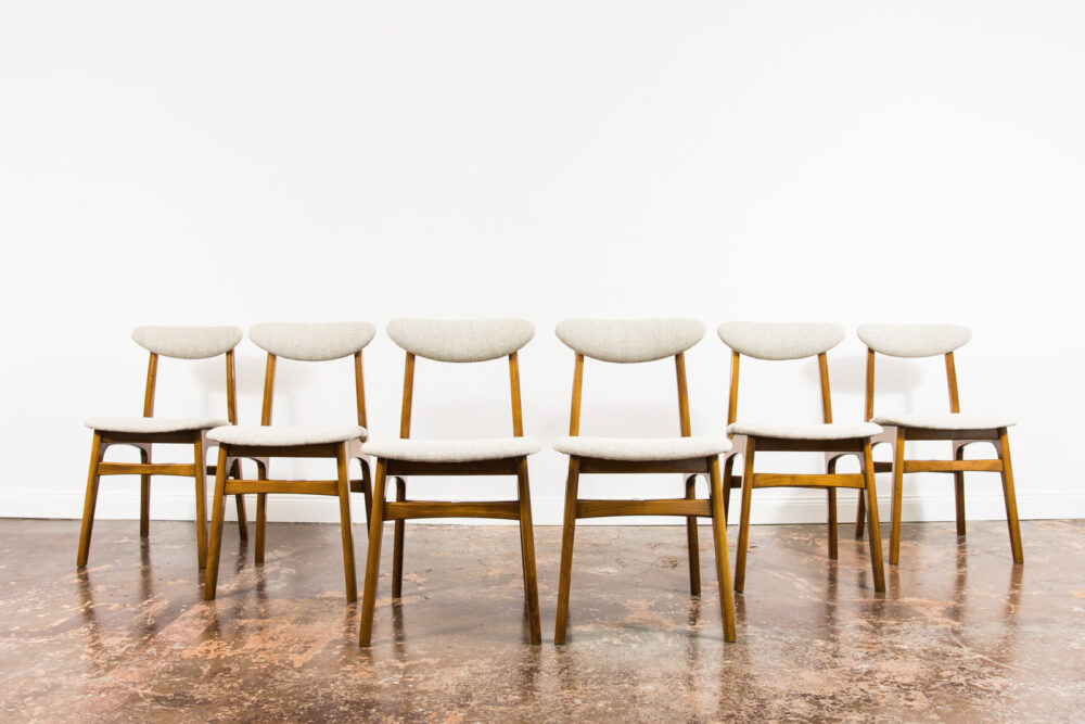 Set of 6 dining chairs, Type 200-190 by R. T. Hałas, Poland, 1960’S