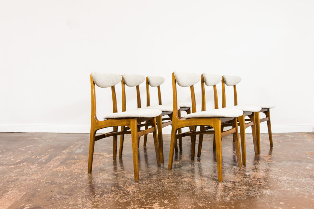 Set of 6 dining chairs, Type 200-190 by R. T. Hałas, Poland, 1960’S