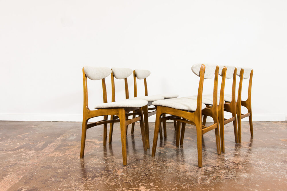 Set of 6 dining chairs, Type 200-190 by R. T. Hałas, Poland, 1960’S