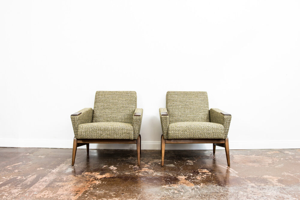 Pair of mid-century armchairs, Scandinavia, 1960's