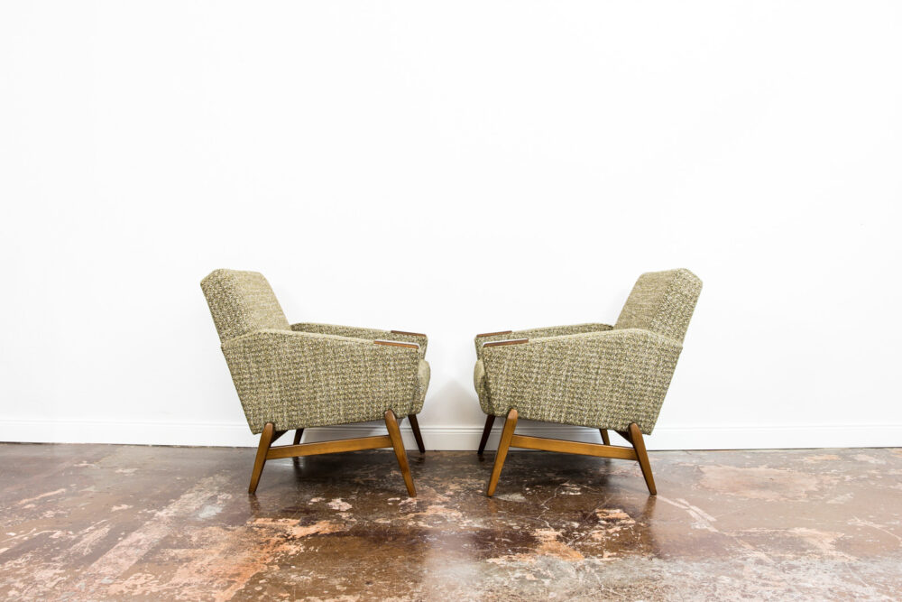 Pair of mid-century armchairs, Scandinavia, 1960's