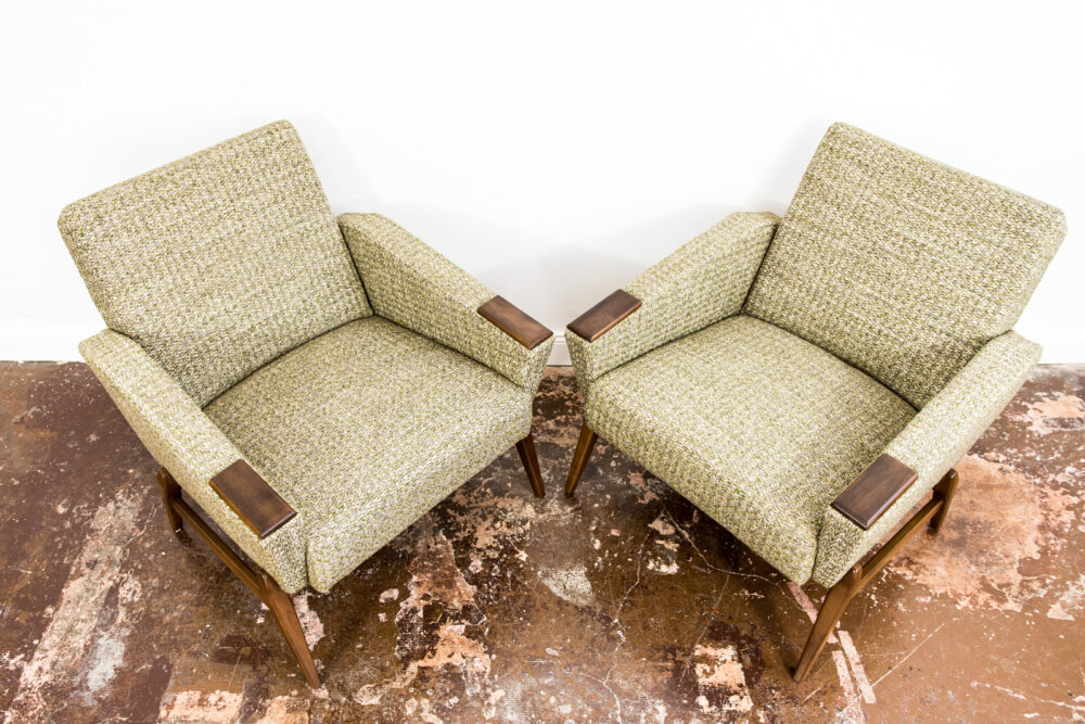 Pair of mid-century armchairs, Scandinavia, 1960's