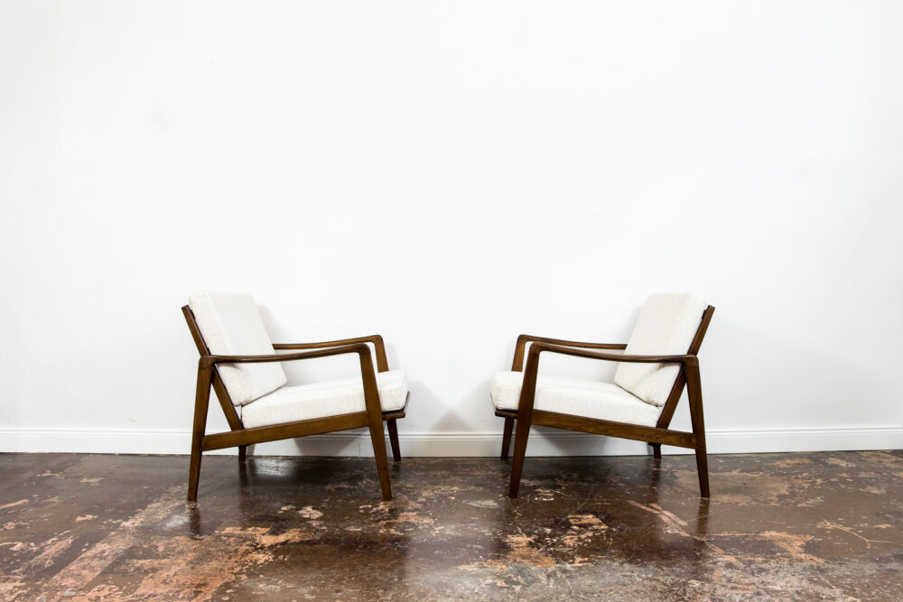 Pair of mid-century armchairs, Yugoslavia, 1960's