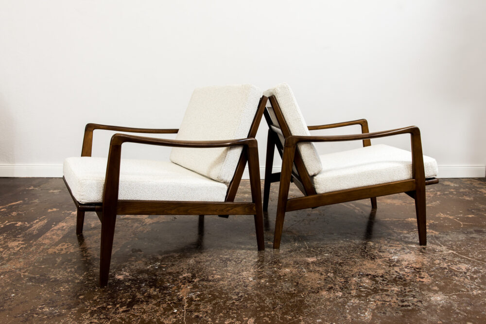 Pair of mid-century armchairs, Yugoslavia, 1960's