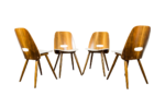 Set of 4 chairs, by František Jirák, Tatra Nábytok, Czechoslovakia, 1960's