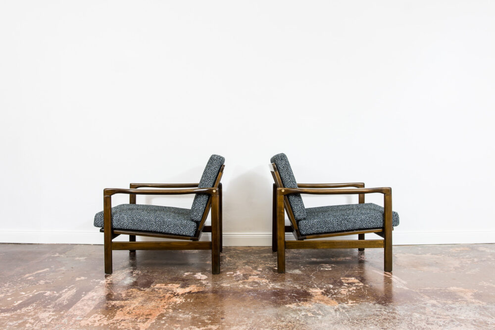 Pair of armchairs B-7522 by Zenon Bączyk, Poland, 1960’s