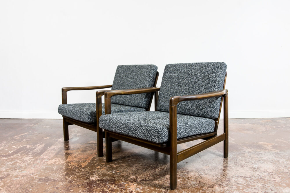 Pair of armchairs B-7522 by Zenon Bączyk, Poland, 1960’s