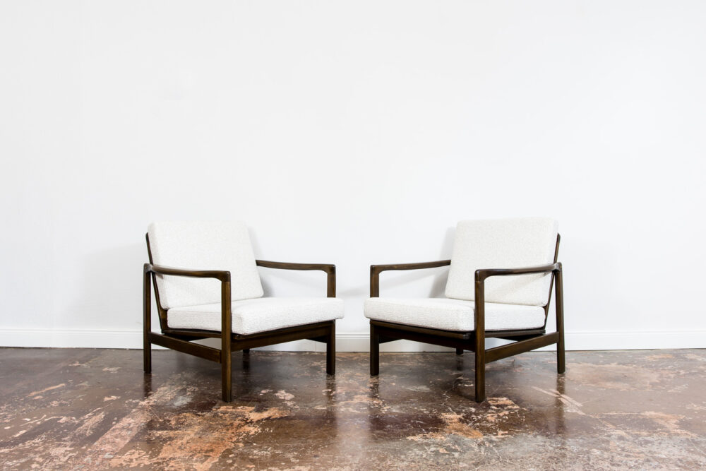 Pair of Armchairs B-7522 by Zenon Bączyk, Poland, 1960’s