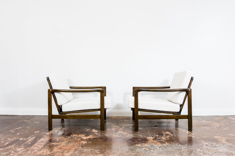 Pair of Armchairs B-7522 by Zenon Bączyk, Poland, 1960’s