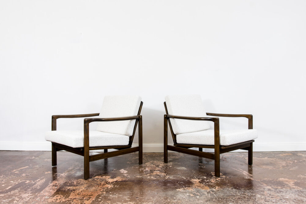 Pair of Armchairs B-7522 by Zenon Bączyk, Poland, 1960’s