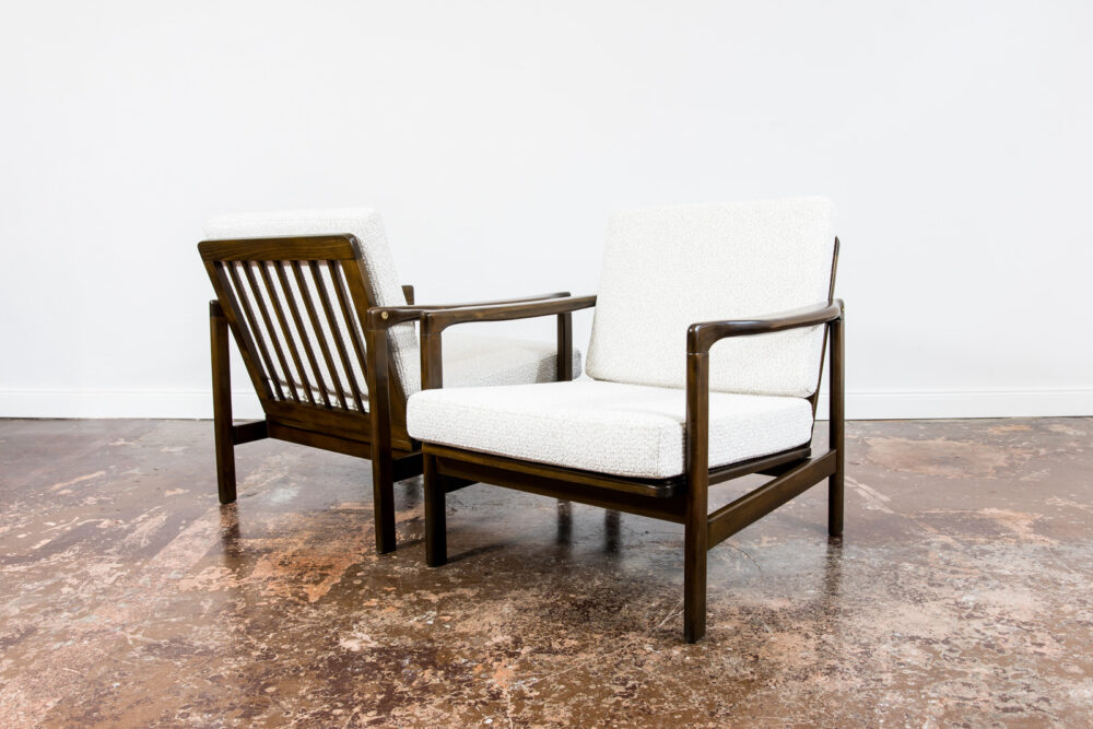 Pair of Armchairs B-7522 by Zenon Bączyk, Poland, 1960’s