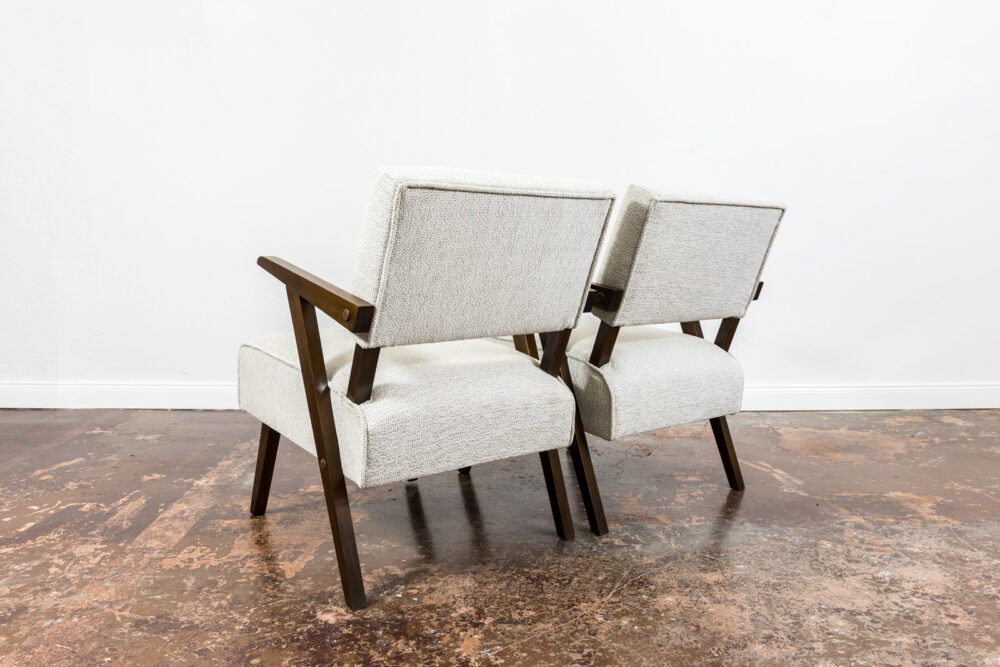 Pair of Mid Century Armchairs, Poland, 1950's