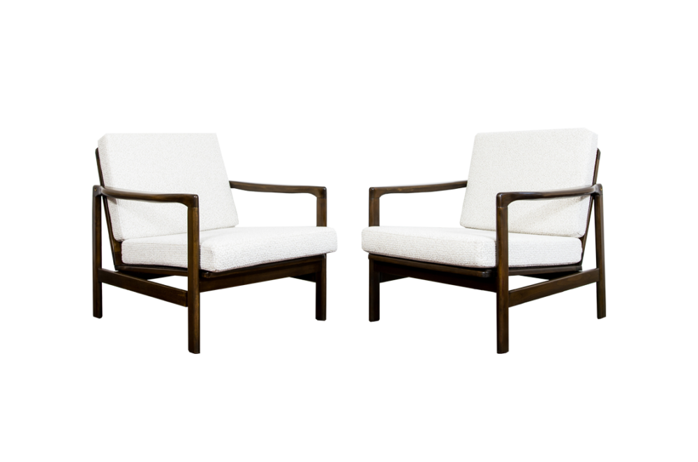 Pair of Armchairs B-7522 by Zenon Bączyk, Poland, 1960’s