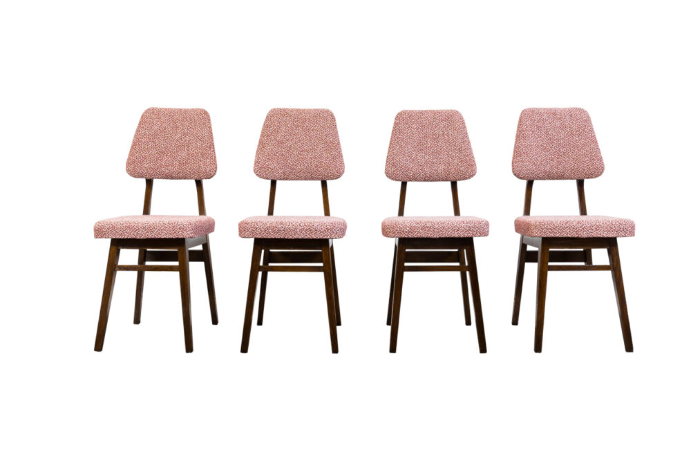 Set of 4 vintage chairs, Poland, 1960's