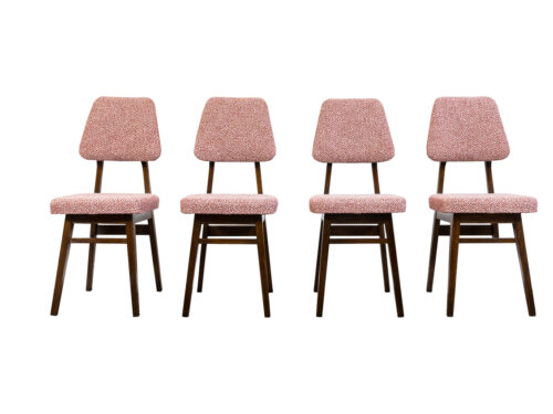 Set of 4 vintage chairs, Poland, 1960's