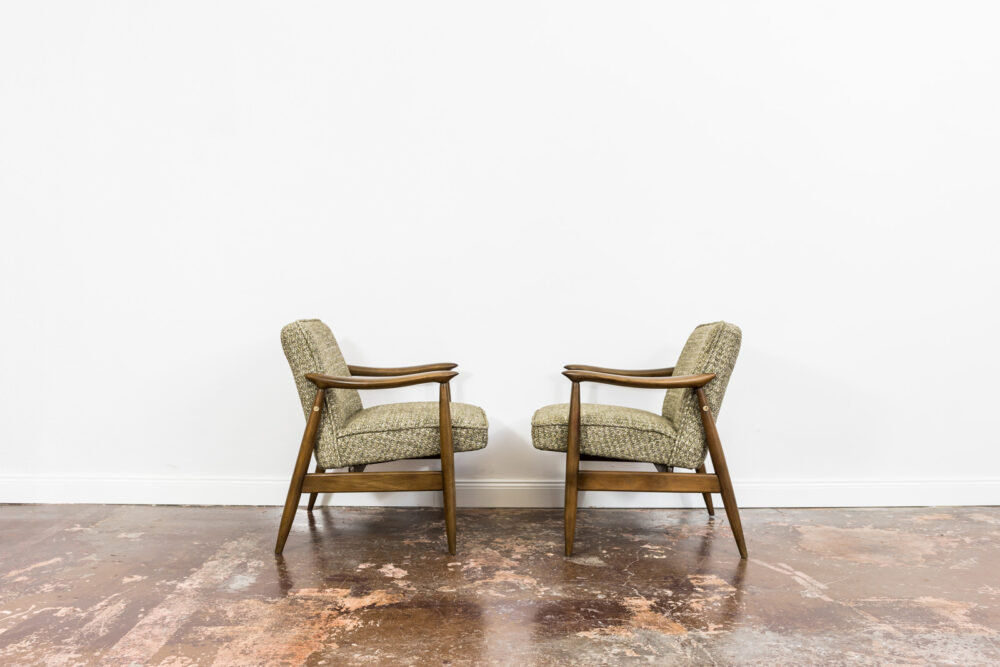 Pair of GFM-87 Armchairs by Juliusz Kędziorek, GFM, Poland, 1960’s