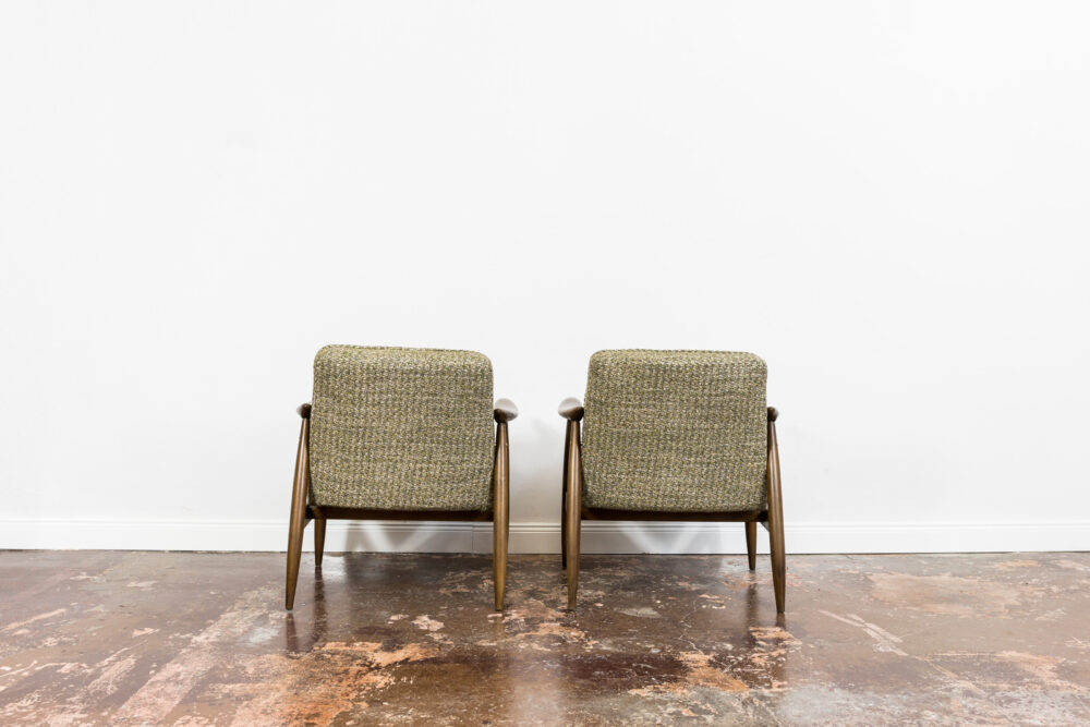 Pair of GFM-87 Armchairs by Juliusz Kędziorek, GFM, Poland, 1960’s