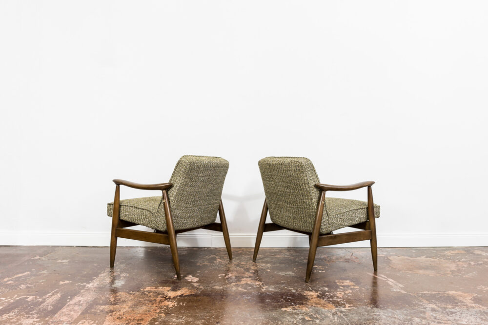 Pair of GFM-87 Armchairs by Juliusz Kędziorek, GFM, Poland, 1960’s