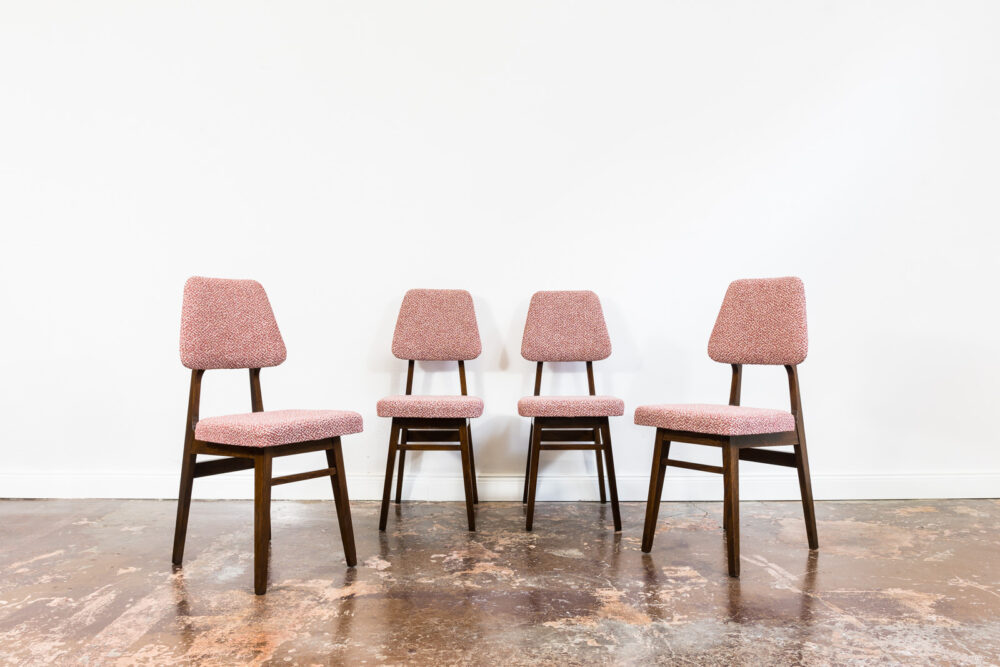 Set of 4 vintage chairs, Poland, 1960's