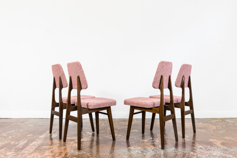 Set of 4 vintage chairs, Poland, 1960's