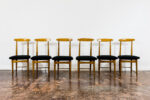 Set of 6 dining chairs by Bernard Malendowicz, Poland, 1960's