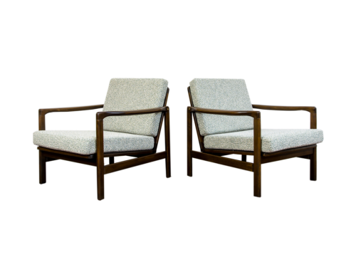 Pair of armchairs, B-7522 by Zenon Bączyk, Poland, 1960’s