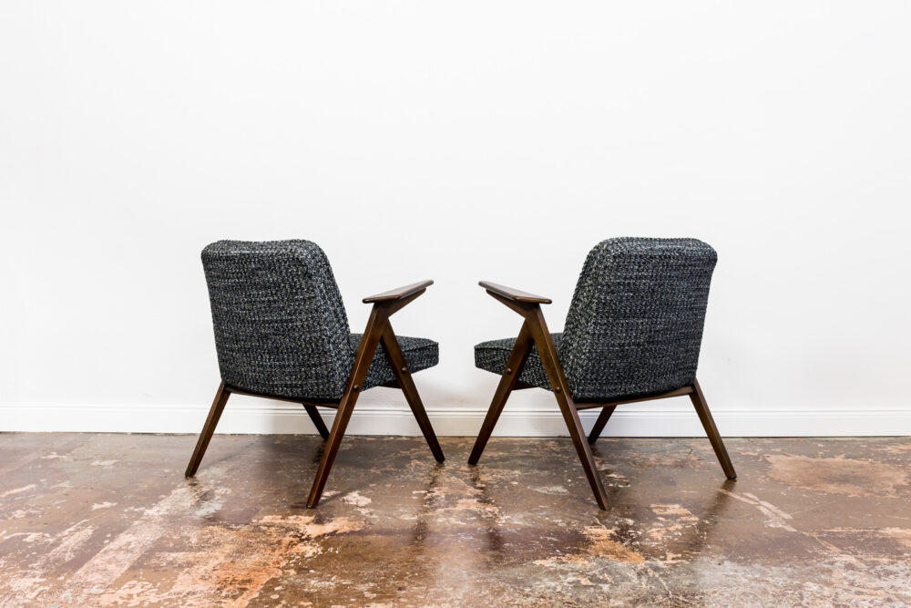 Pair of armchairs, Type 300-177 “Bunny”, Poland, 1970s