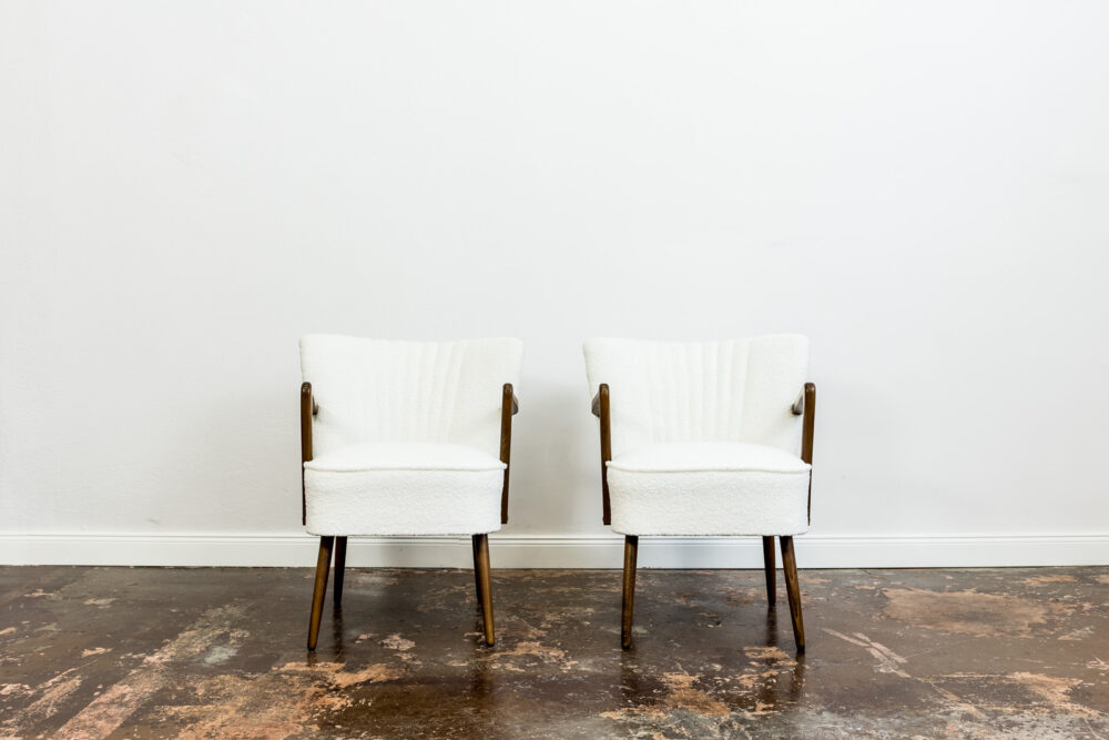 Pair of vintage cocktail chairs, Germany, 1950's