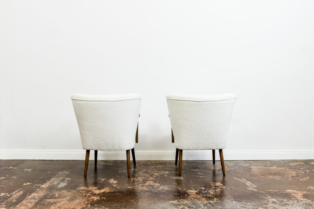 Pair of vintage cocktail chairs, Germany, 1950's