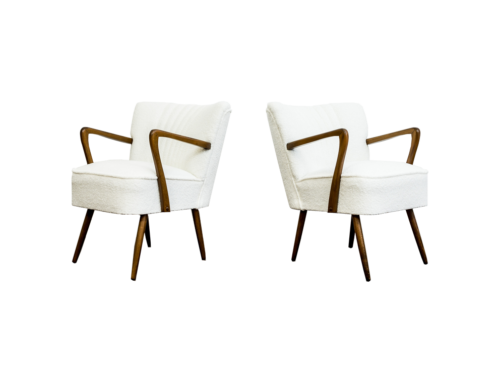 Pair of vintage cocktail chairs, Germany, 1950's