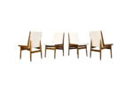 Set of 4 vintage dining chairs, Germany, 1970's