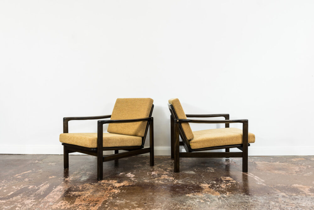 Pair of armchairs, B-7522 by Zenon Bączyk, Poland, 1960's