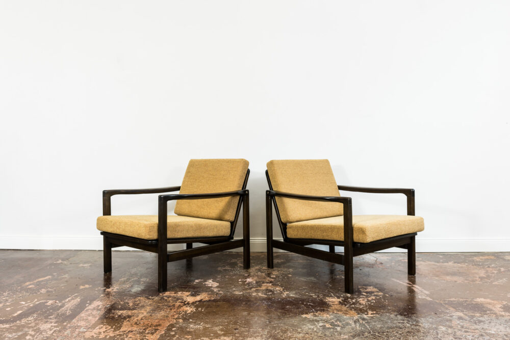 Pair of armchairs, B-7522 by Zenon Bączyk, Poland, 1960's