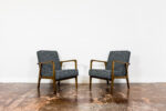 Pair of armchairs 04-B, Bydgoskie Fabryki Mebli, Poland, 1960's