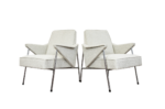 Pair of "Bat" Armchairs by Wchód Zadziele, Poland, 1960's