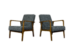 Pair of armchairs 04-B, Bydgoskie Fabryki Mebli, Poland, 1960's