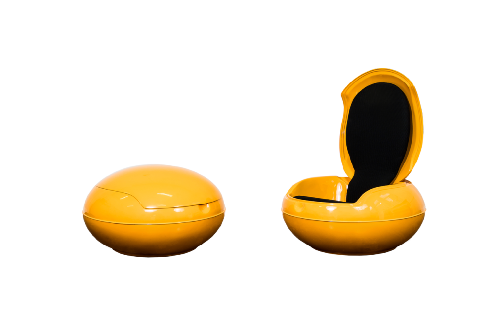 Pair of Space Age, Garden Egg Chairs by Peter Ghyczy,  Germany, 1970's