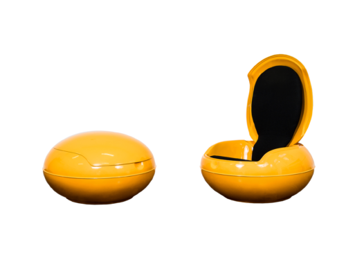 Pair of Space Age, Garden Egg Chairs by Peter Ghyczy,  Germany, 1970's