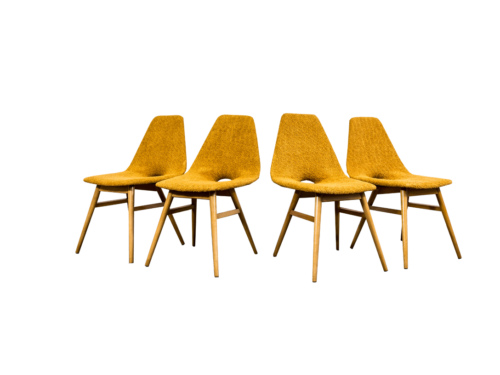 Set of 4 Erika Chairs by Judit Burian, Hungary, 1959