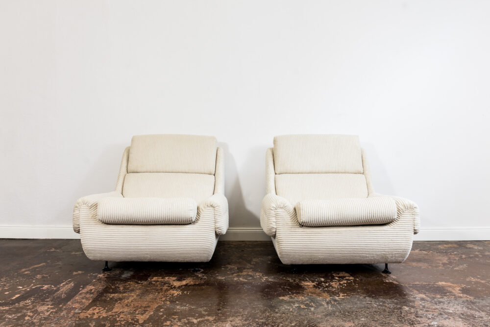 Pair of Mid-century lounge chairs, Jitona, Czechoslovakia, 1970's