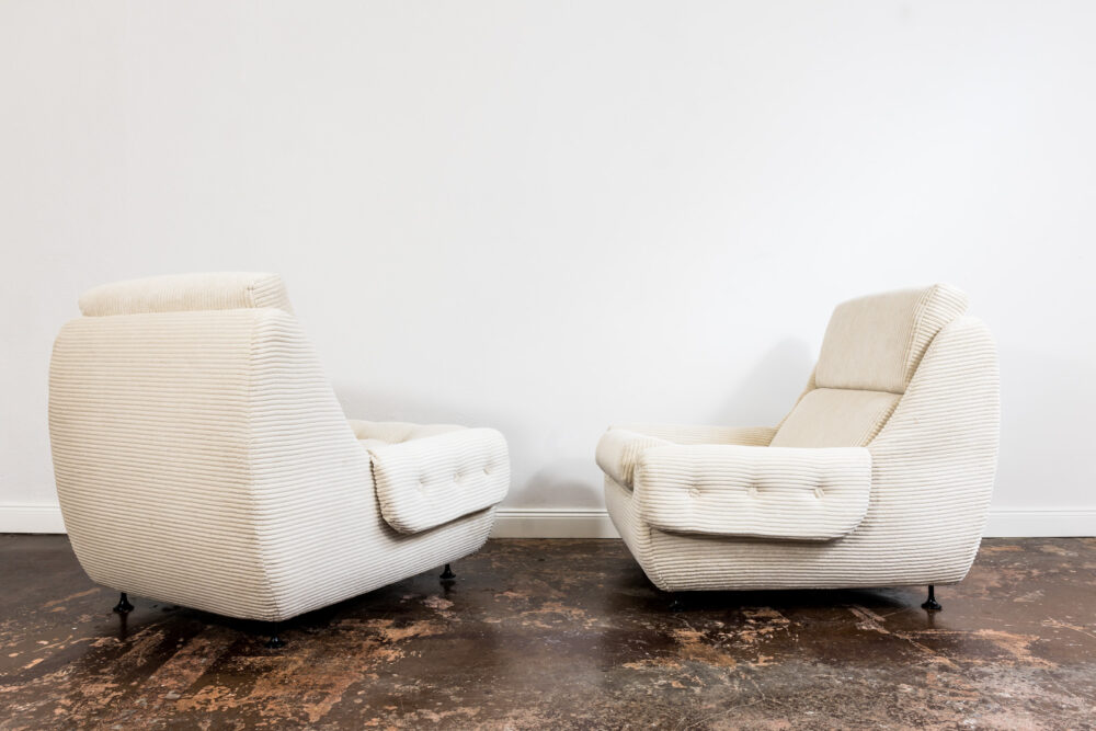 Pair of Mid-century lounge chairs, Jitona, Czechoslovakia, 1970's