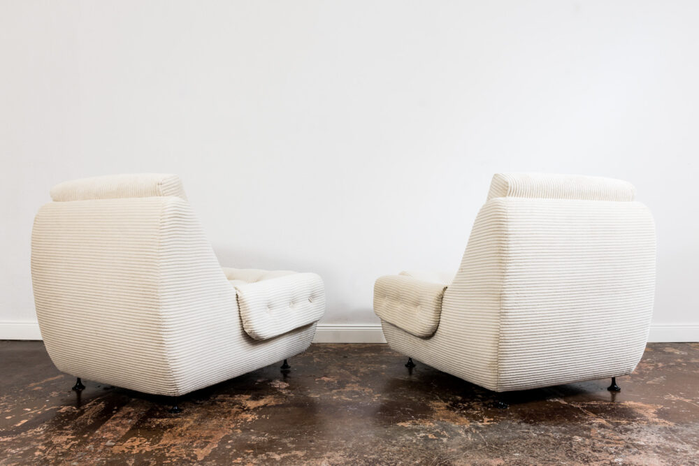 Pair of Mid-century lounge chairs, Jitona, Czechoslovakia, 1970's