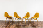 Set of 4 Erika Chairs by Judit Burian, Hungary, 1959