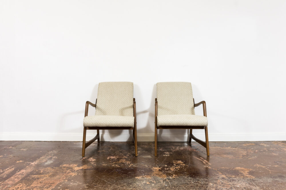 Pair Of armchairs, Type 364 by Barbara Fenrych Węcławska, Poland, 1960’s