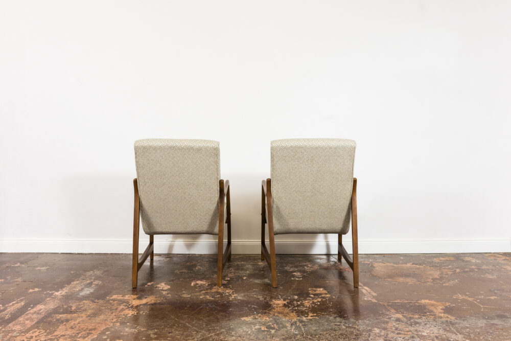 Pair Of armchairs, Type 364 by Barbara Fenrych Węcławska, Poland, 1960’s